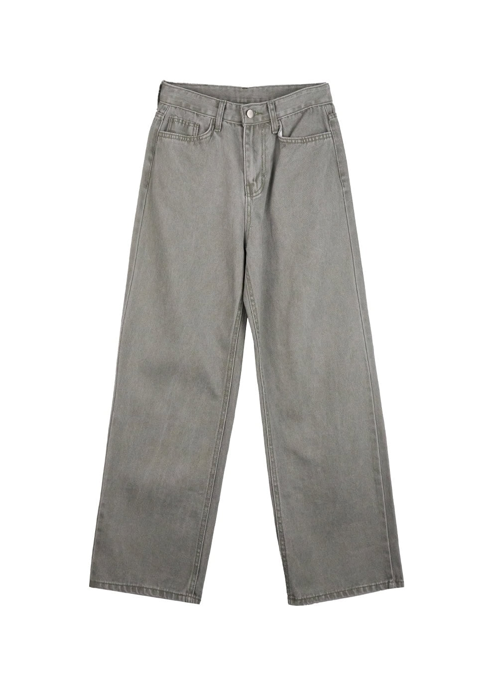 Chloe Wide-Leg Comfy Jeans ON418 in Dark green, size L