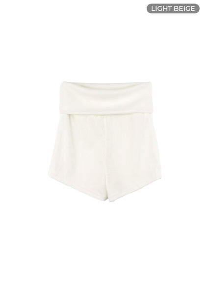 solid-slim-fit-skort-cm426 / Light beige