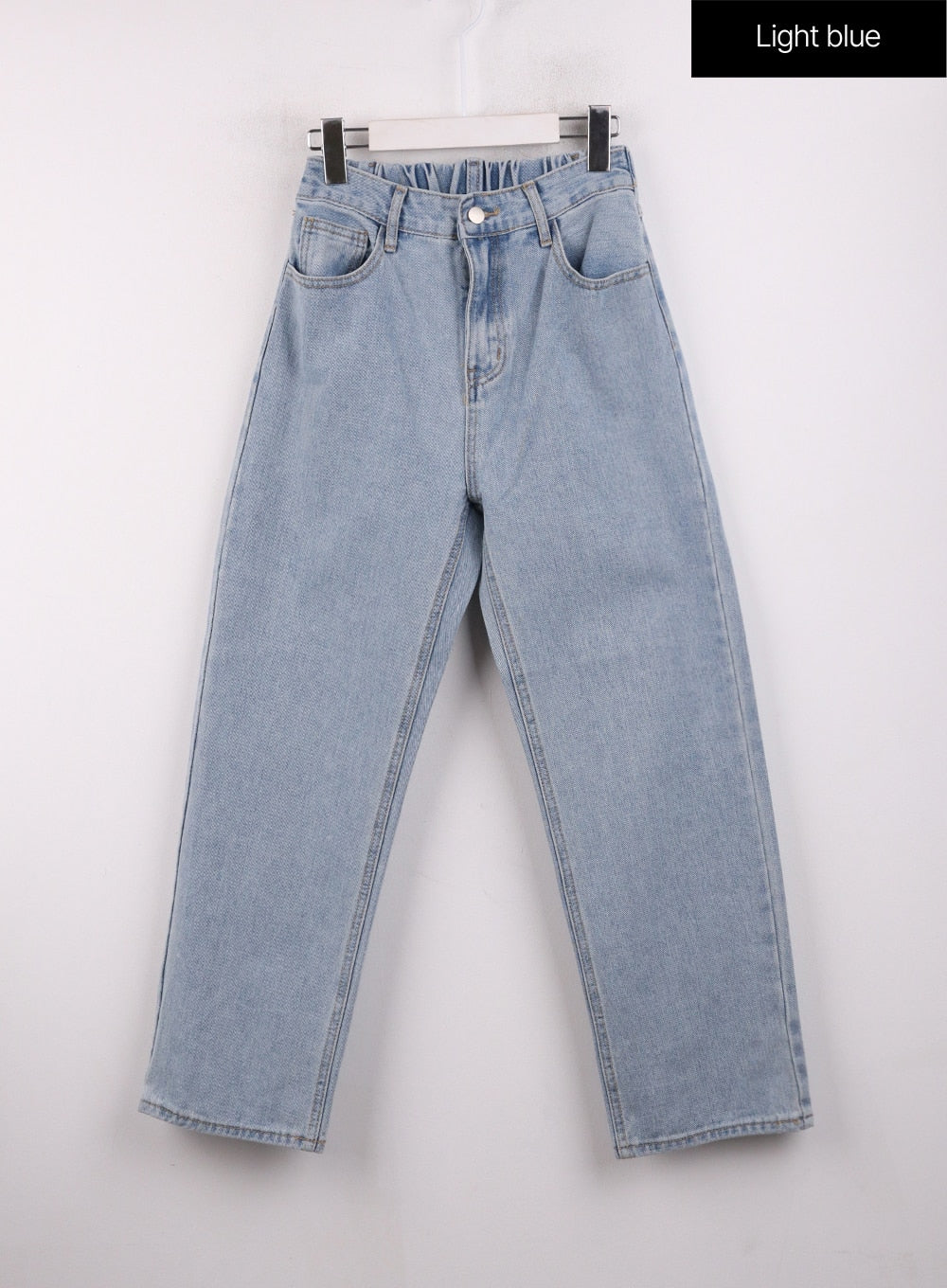 Low-Rise Straight Leg Jeans OJ426 in Light blue, size 2XL