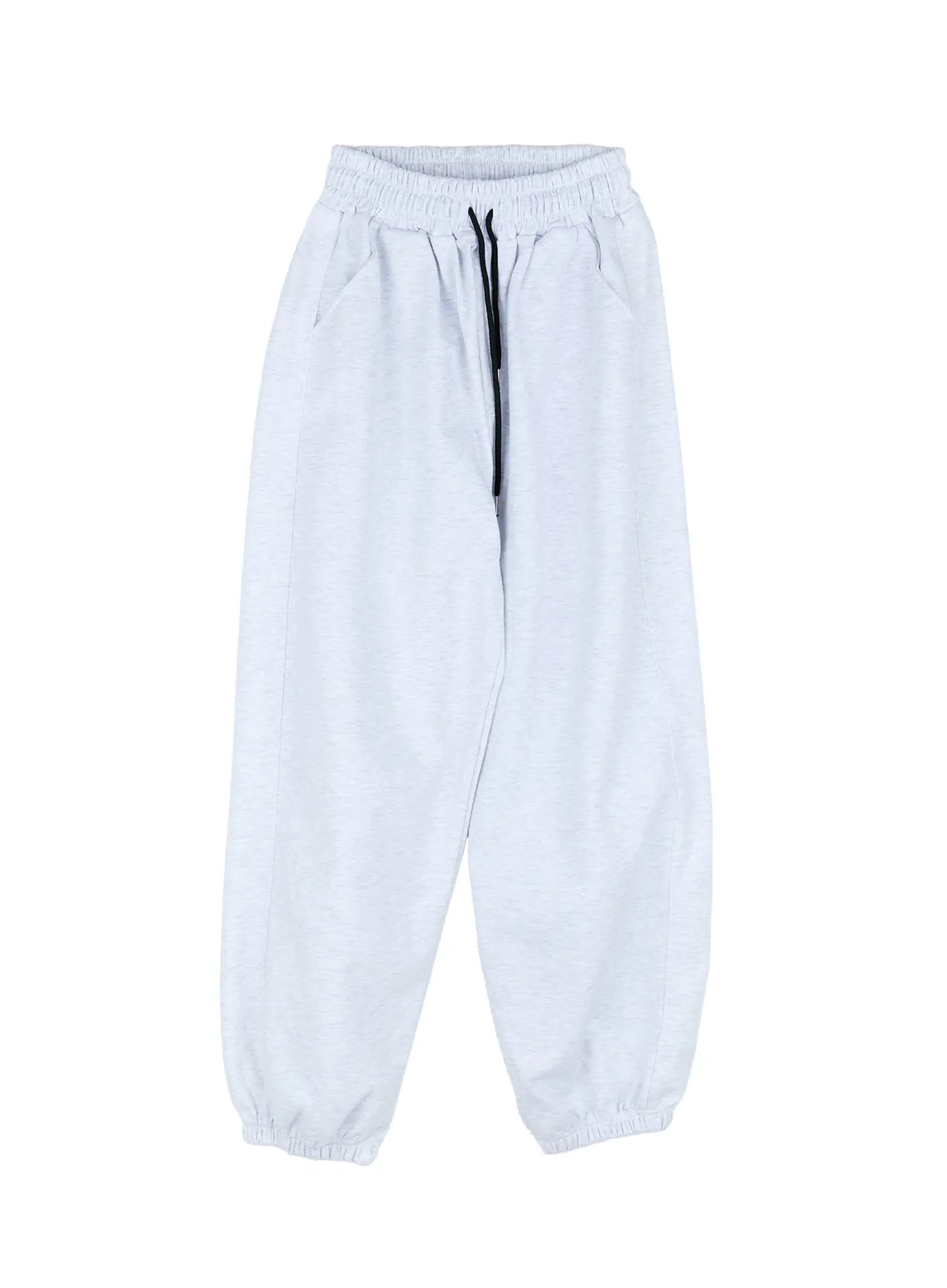 wide-leg-relaxed-fit-track-pants-cl530 / Light gray