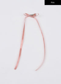 balletcore-ribbon-hair-clip-ij403 / Pink