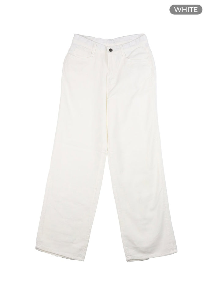 basic-cotton-wide-leg-pants-oy409 / White