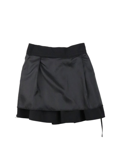 banding-strap-cotton-mini-skirt-om425