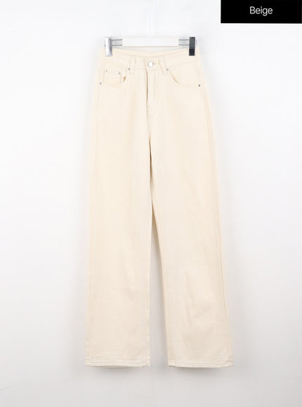 wide-fit-cotton-trousers-oo327 / Beige