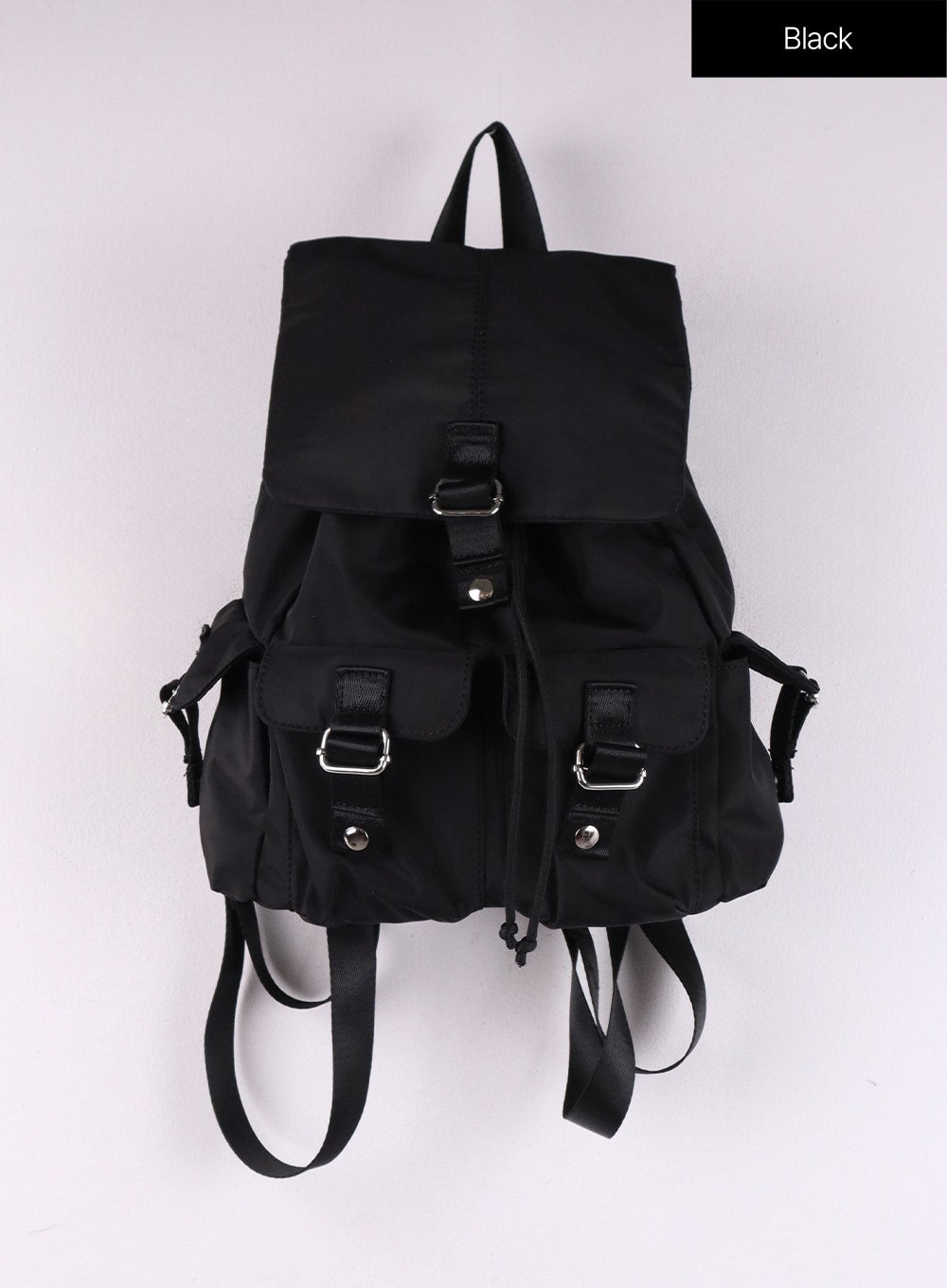 flip-pocket-backpack-cf406 / Black