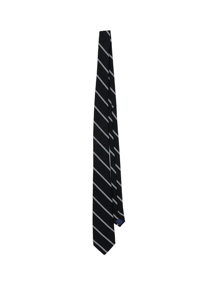 diagonal-stripe-necktie-cg501 / Black