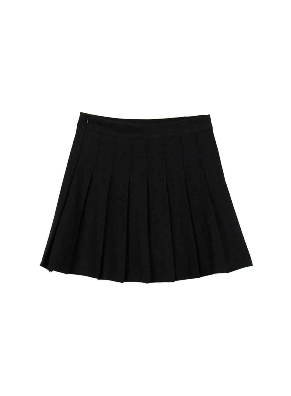 classic-pleated-skirt-cj501 / Black