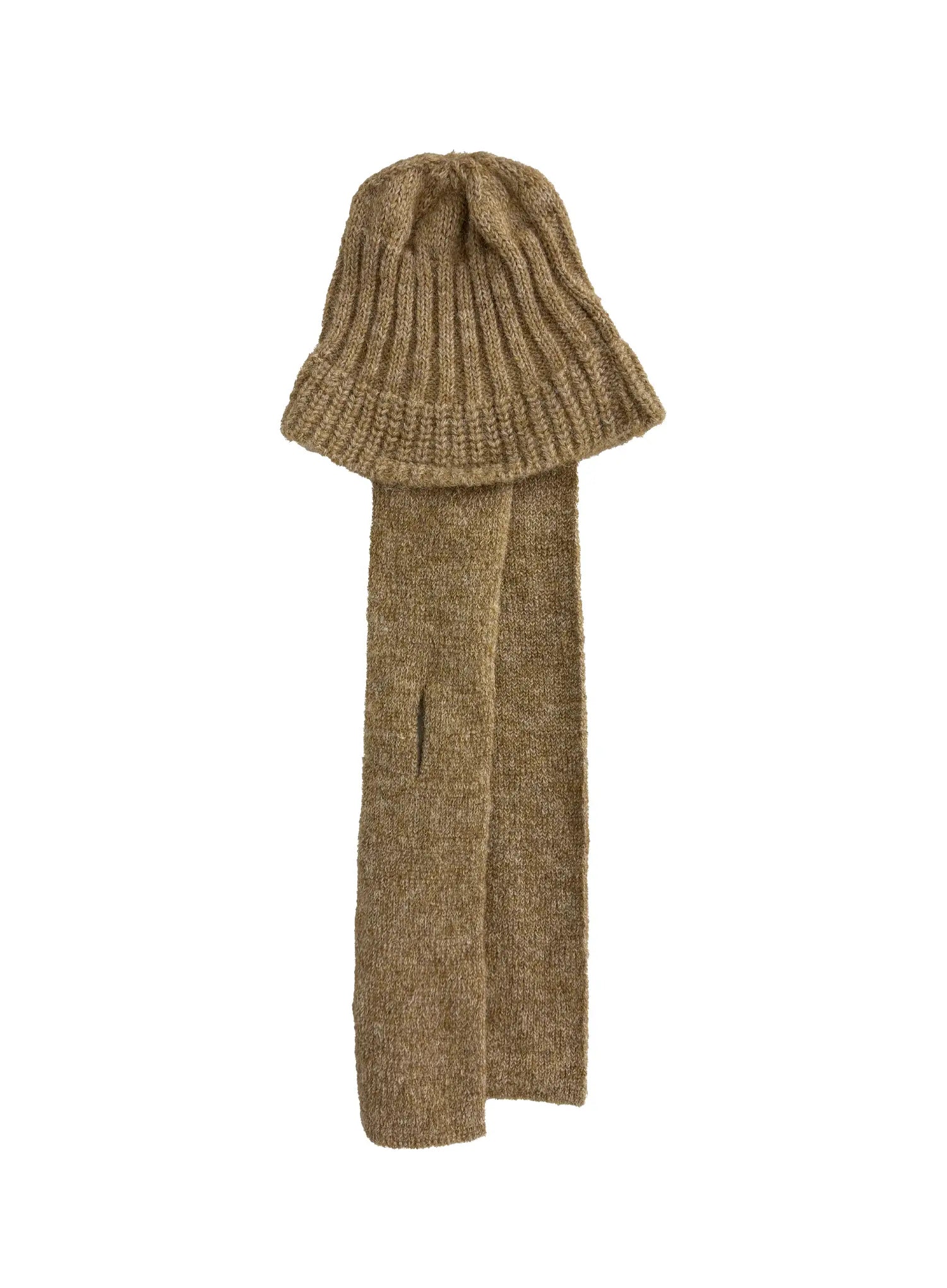 warm-balaclava-scarf-set-cn504 / Brown