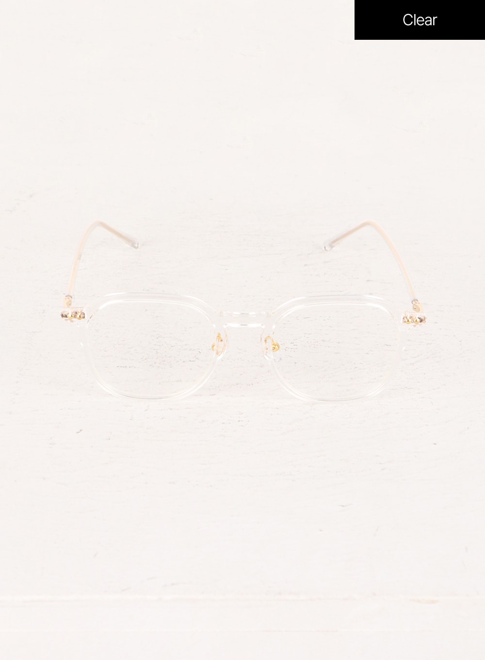 round-shape-glasses-in302 / Clear