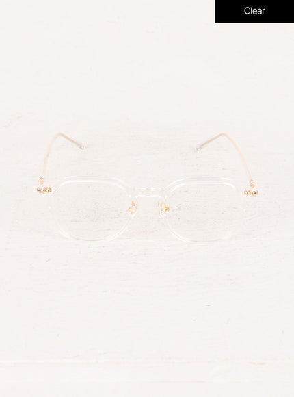 round-shape-glasses-in302 / Clear