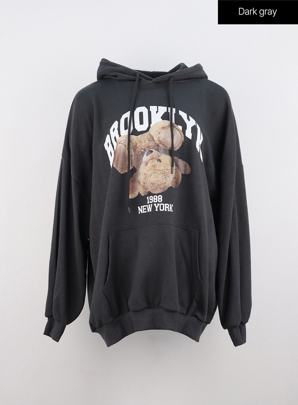 Relaxed Fit Teddy Bear Hoodie