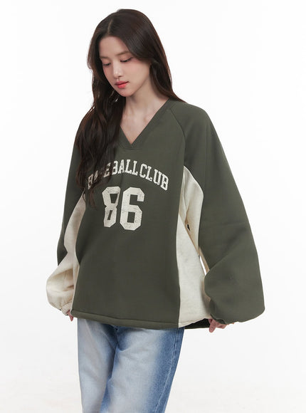 baseball-club-86-sweatshirt-cj514 / Dark green