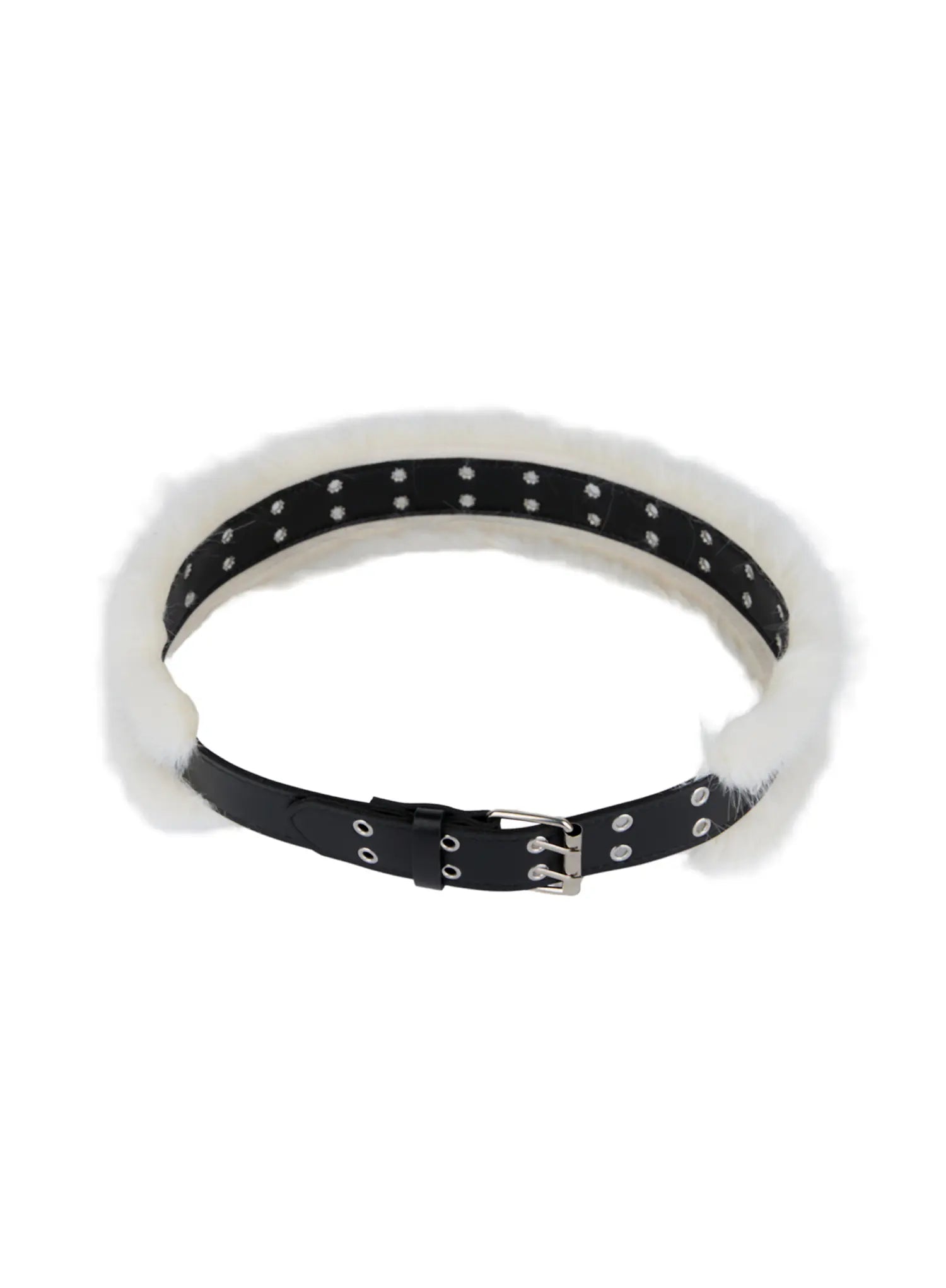 faux-fur-eyelet-belt-cn524