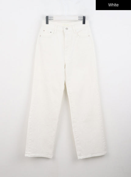 soft-color-wide-pants-on303 / White