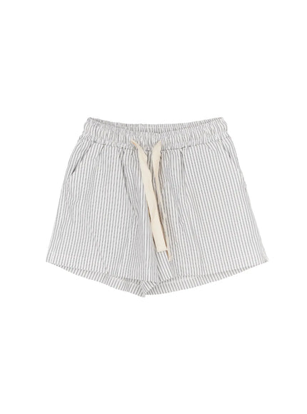 striped-drawstring-shorts-ca509 / White