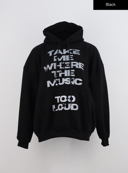 graphic-oversized-hoodie-sweatshirt-cn310 / Black