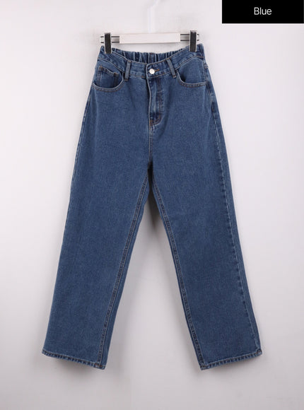 low-rise-straight-leg-jeans-oj426 / Blue