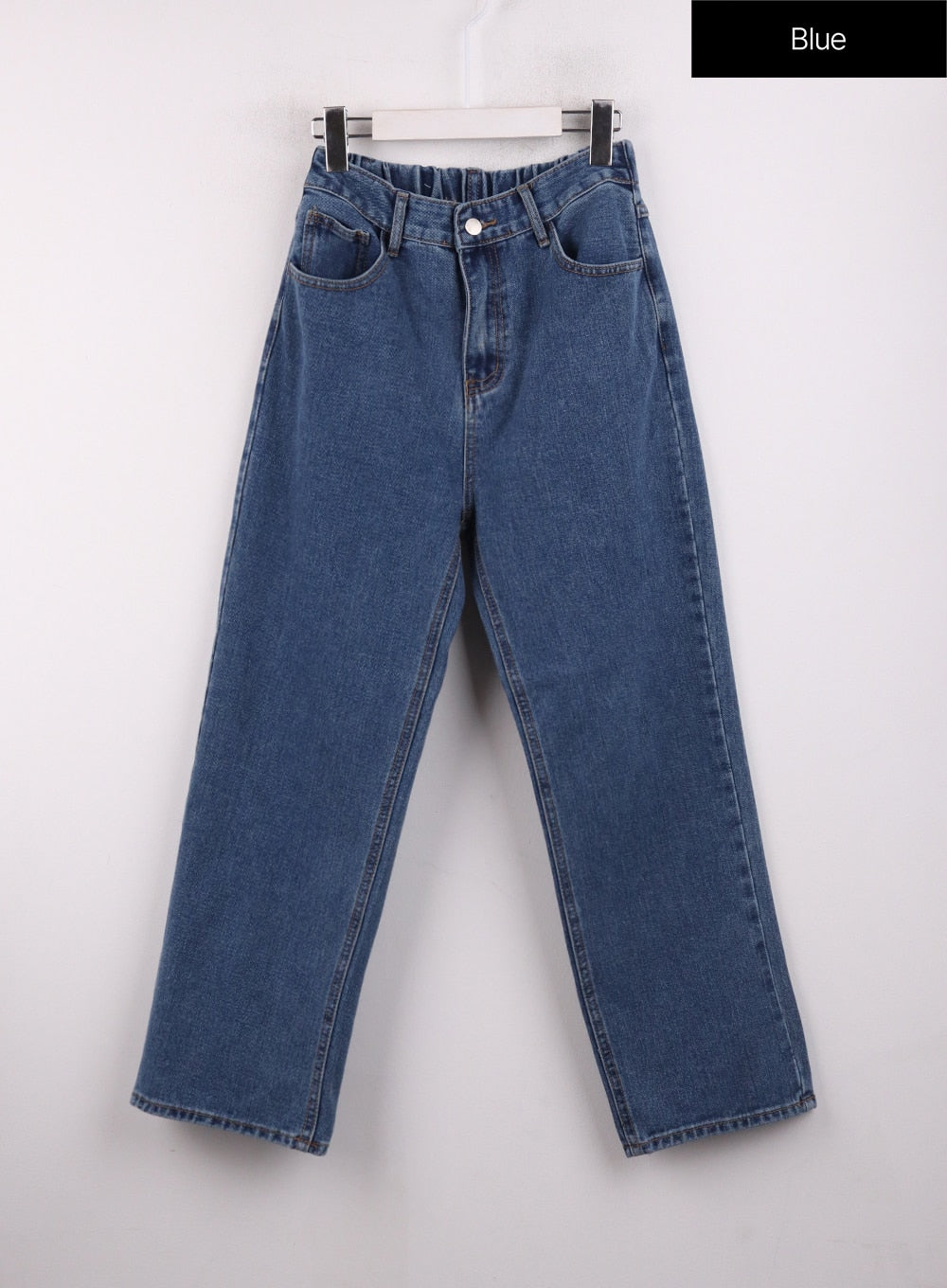 Low-Rise Straight Leg Jeans OJ426 in Blue, size 2XL