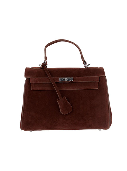 3-way-suede-crossbody-bag-co521 / Brown