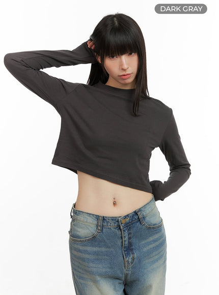 cotton-long-sleeve-cg420 / Dark gray
