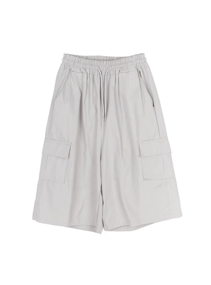 cargo-pocket-bermuda-shorts-cu515 / Gray