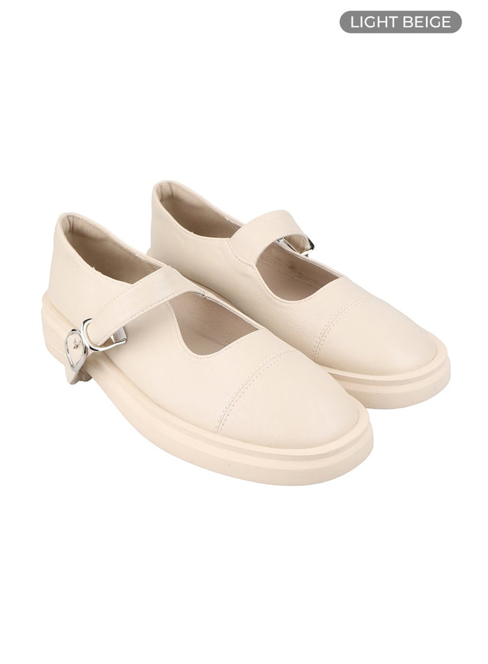 mary-jane-loafers-oy413 / Light beige