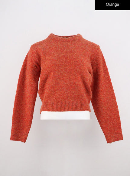 cozy-knit-sweater-oo312 / Orange