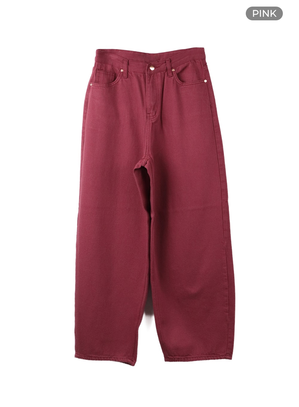 cotton-baggy-trousers-cf420 / Pink