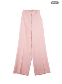 basic-wide-leg-trousers-om428 / Pink