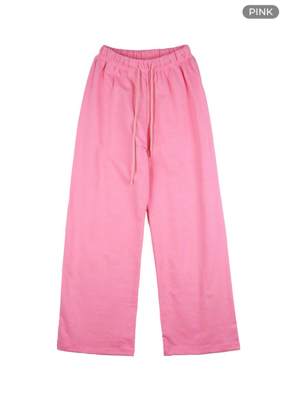 casual-wide-fit-sweatpants-os416 / Pink