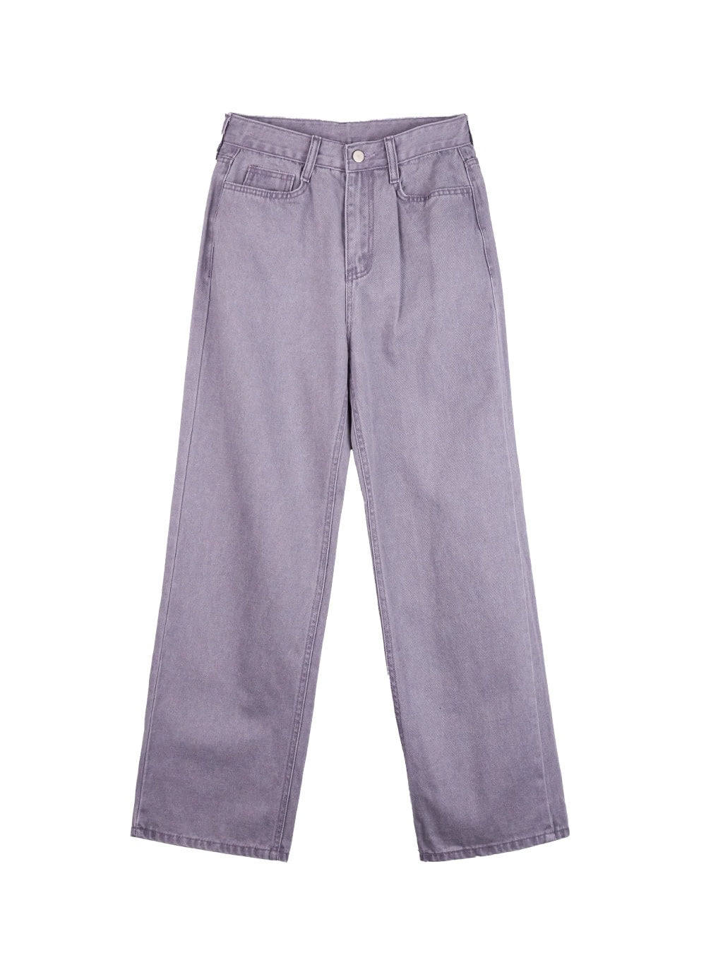 Chloe Wide-Leg Comfy Jeans ON418 in Purple, size L