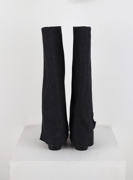 womens-pointed-toe-wedge-heel-knee-high-boots-cd320