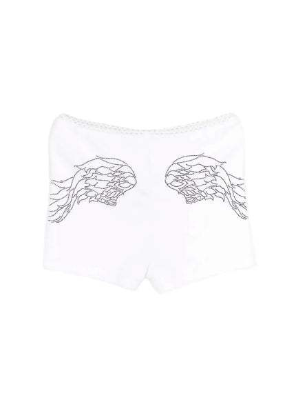 angel-wing-graphic-shorts-cy521