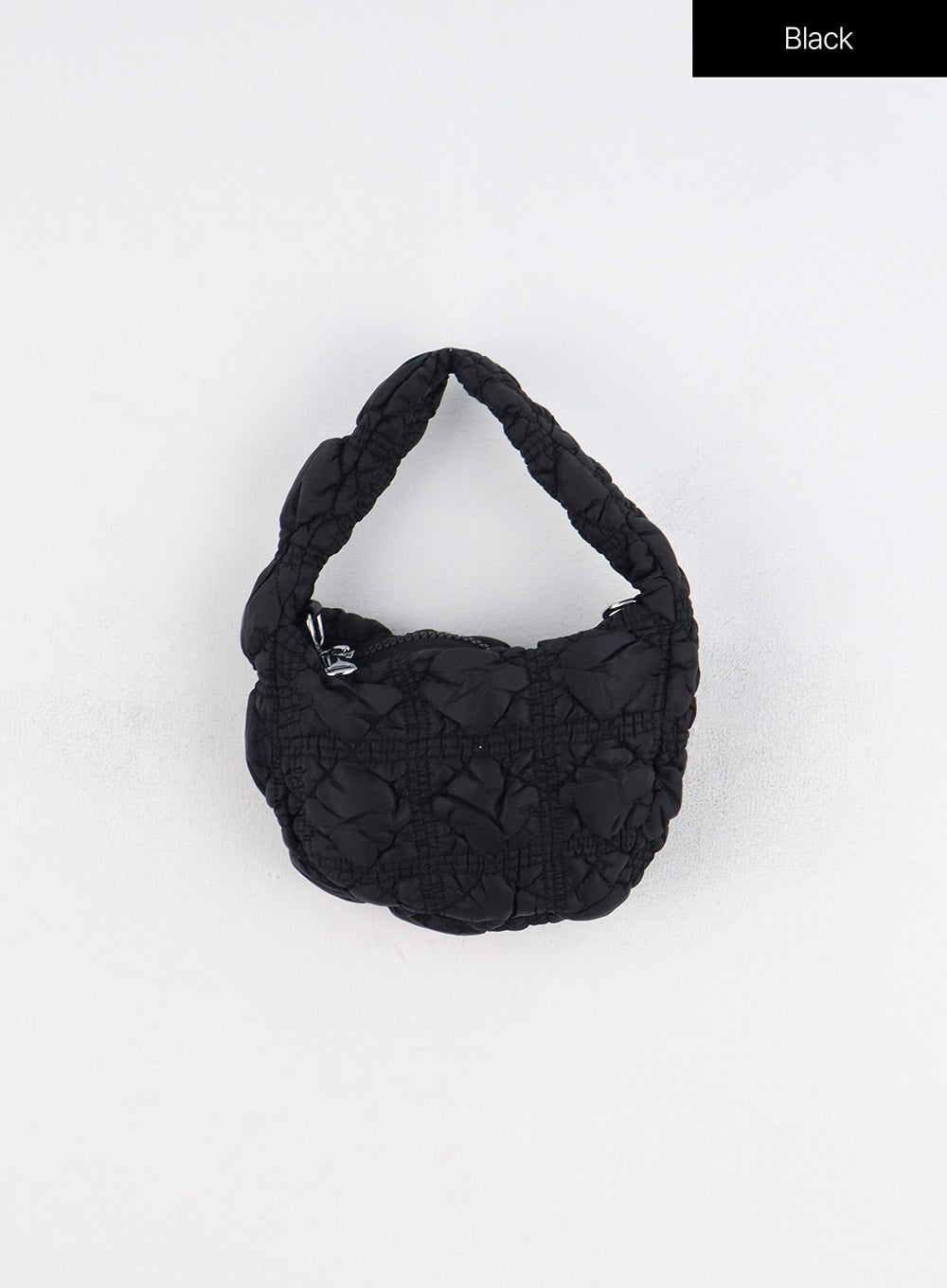 quilted-mini-tote-bag-in317 / Black