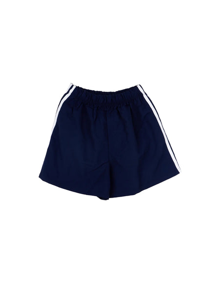 striped-athletic-shorts-ca524 / Dark blue