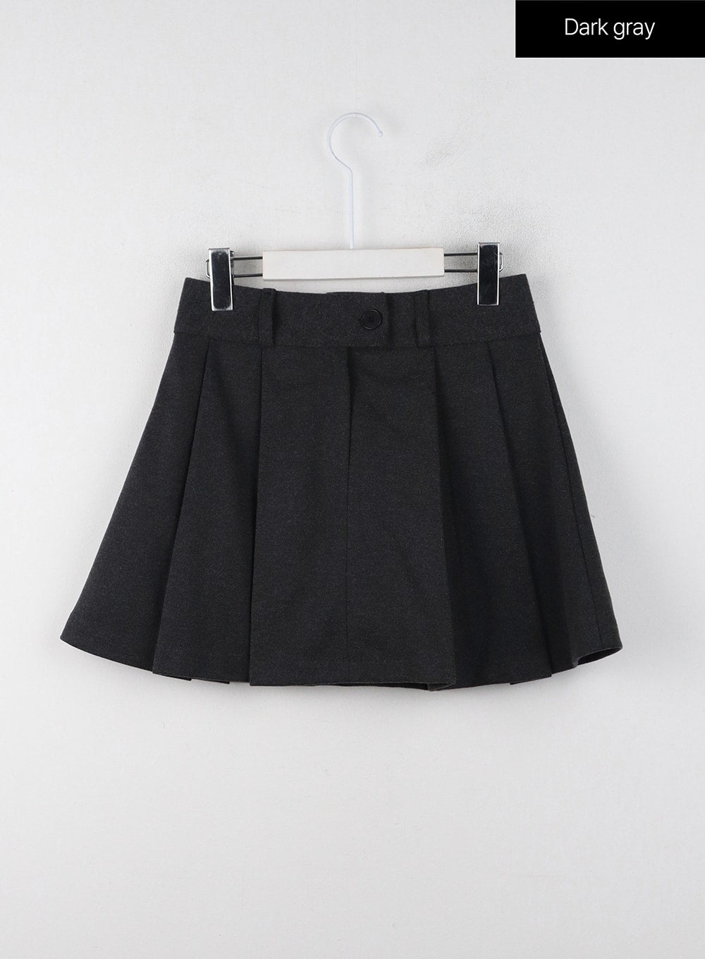 a-line-pleated-mini-skirt-ij403 / Dark gray