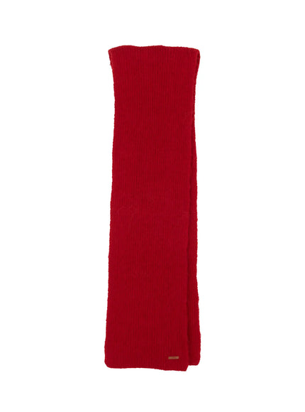 cozy-ribbed-scarf-co524 / Red