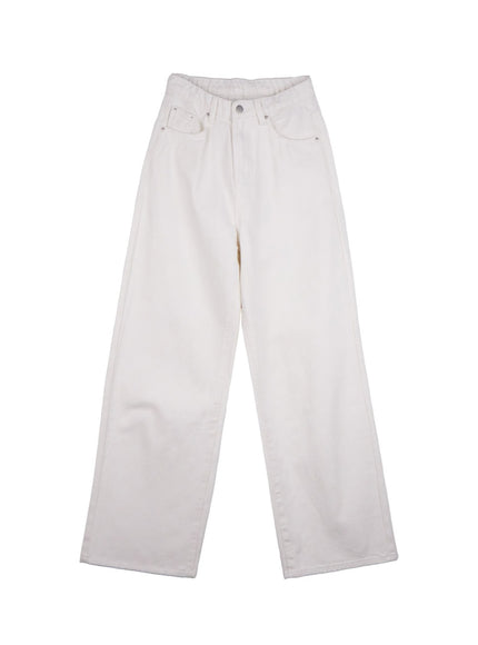 comfy-wide-fit-trousers-on422 / White