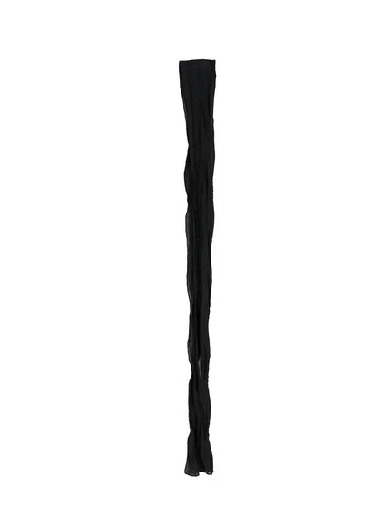 pastel-wrinkle-scarf-cu511 / Black