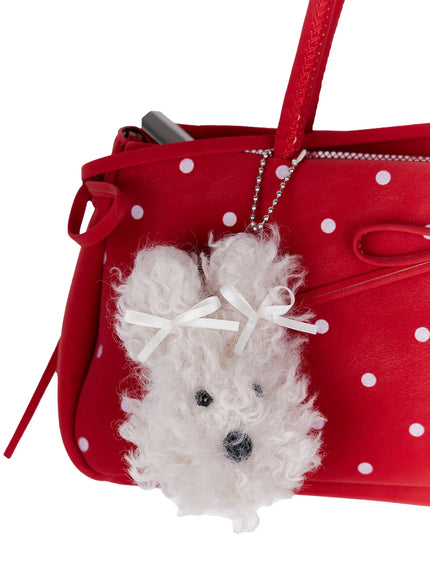 polka-dot-shoulder-bag-with-keyring-ca528