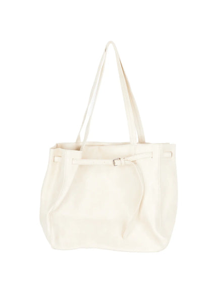 faux-leather-shopper-bag-cy520 / Light beige