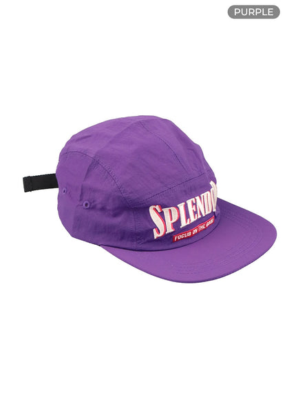 embroidered-cap-cy424 / Purple