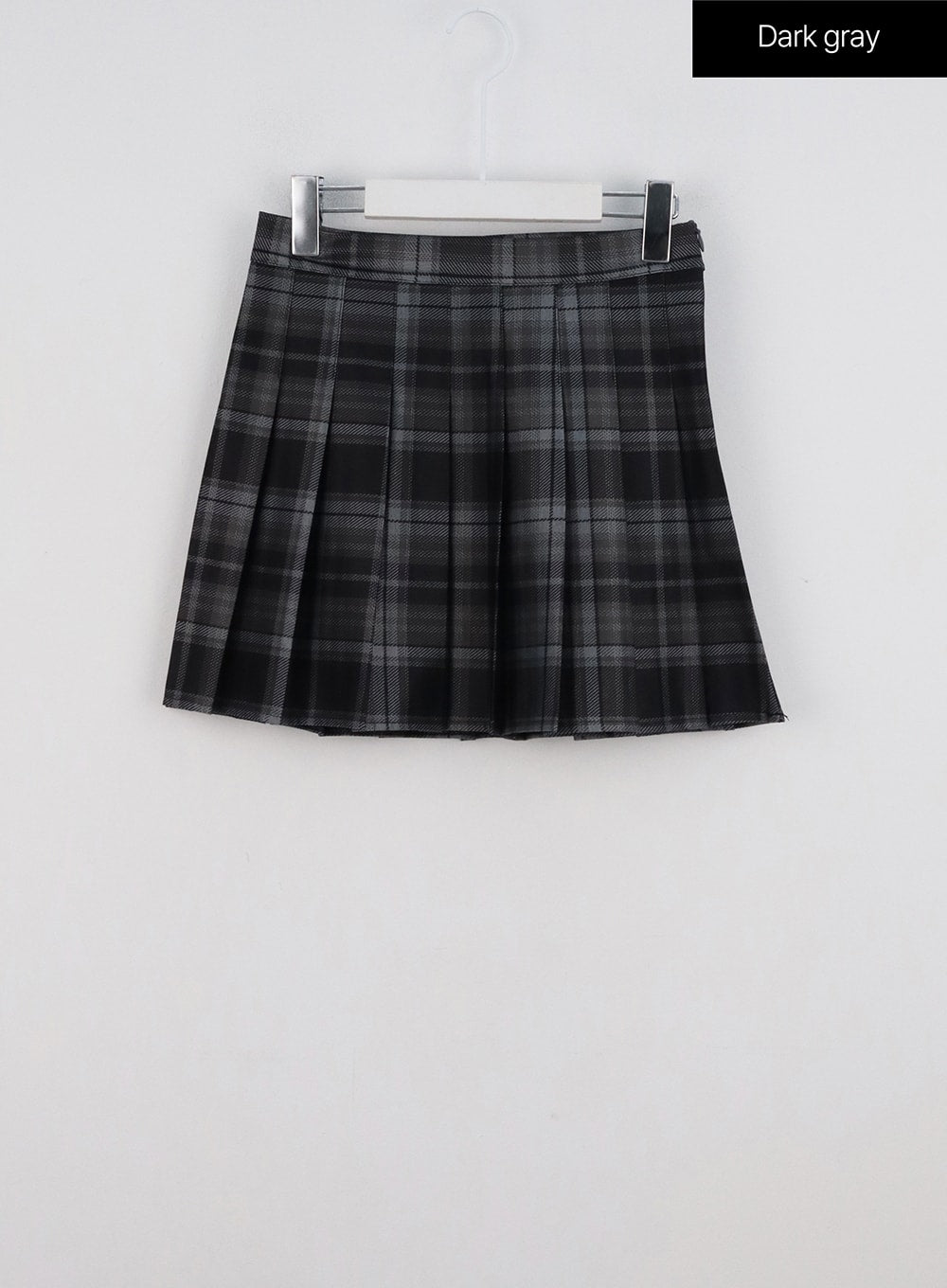 Check Pleated Mini Skirt IG312 - K-Pop style | LEWKIN 