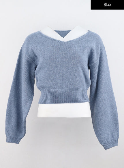 v-neck-puff-sleeve-sweater-os302