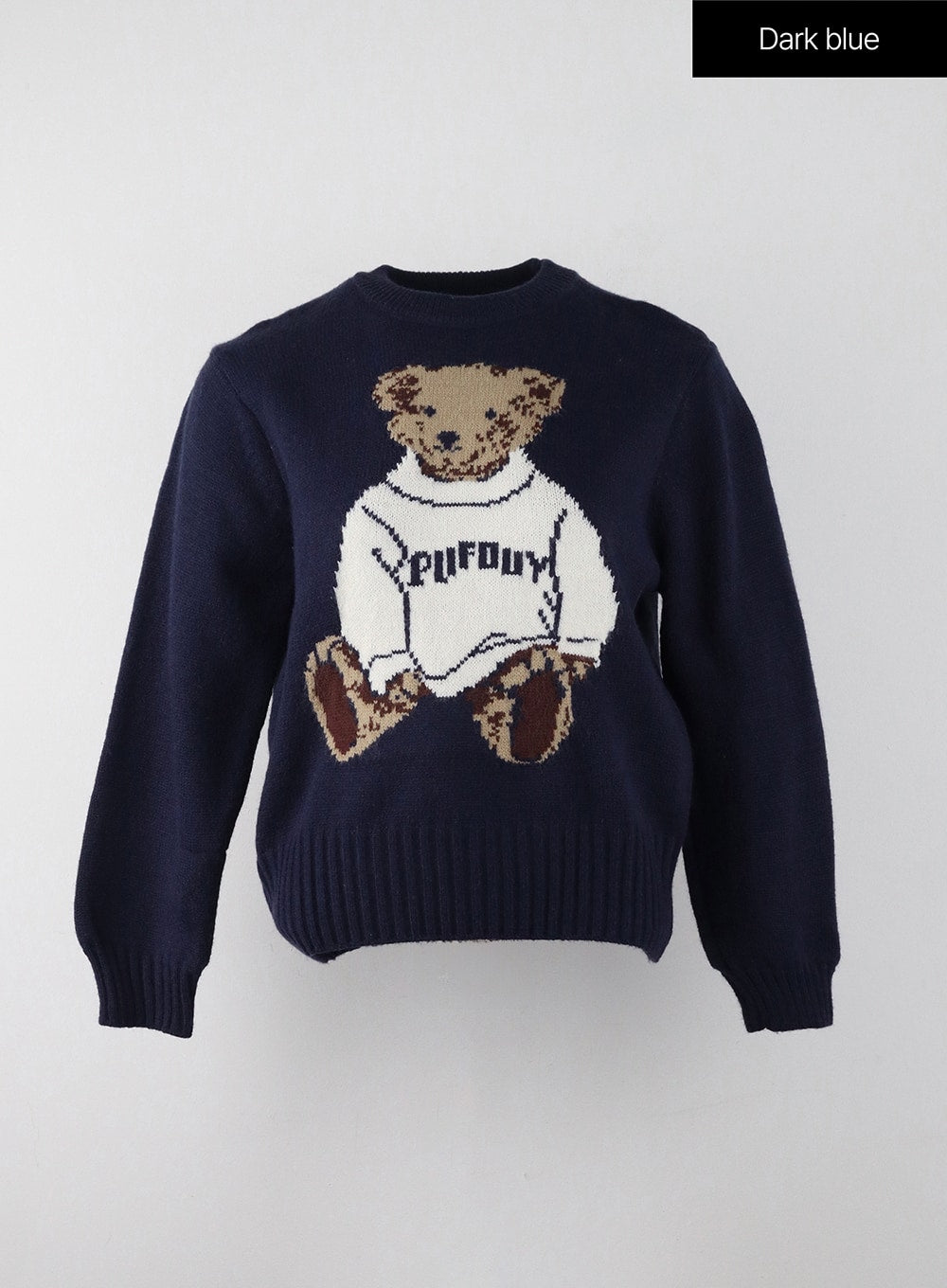 Polo teddy bear knit 2024 sweater