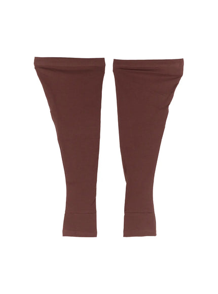 chic-flared-leg-warmers-cn511 / Brown