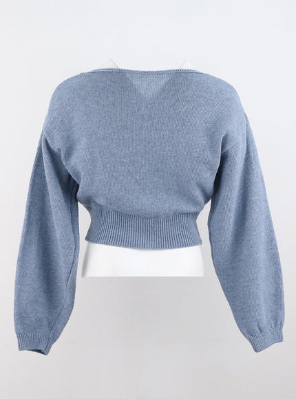 v-neck-puff-sleeve-sweater-os302