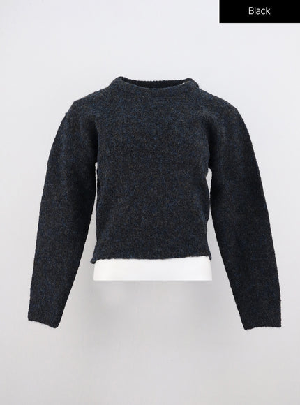 cozy-knit-sweater-oo312 / Black