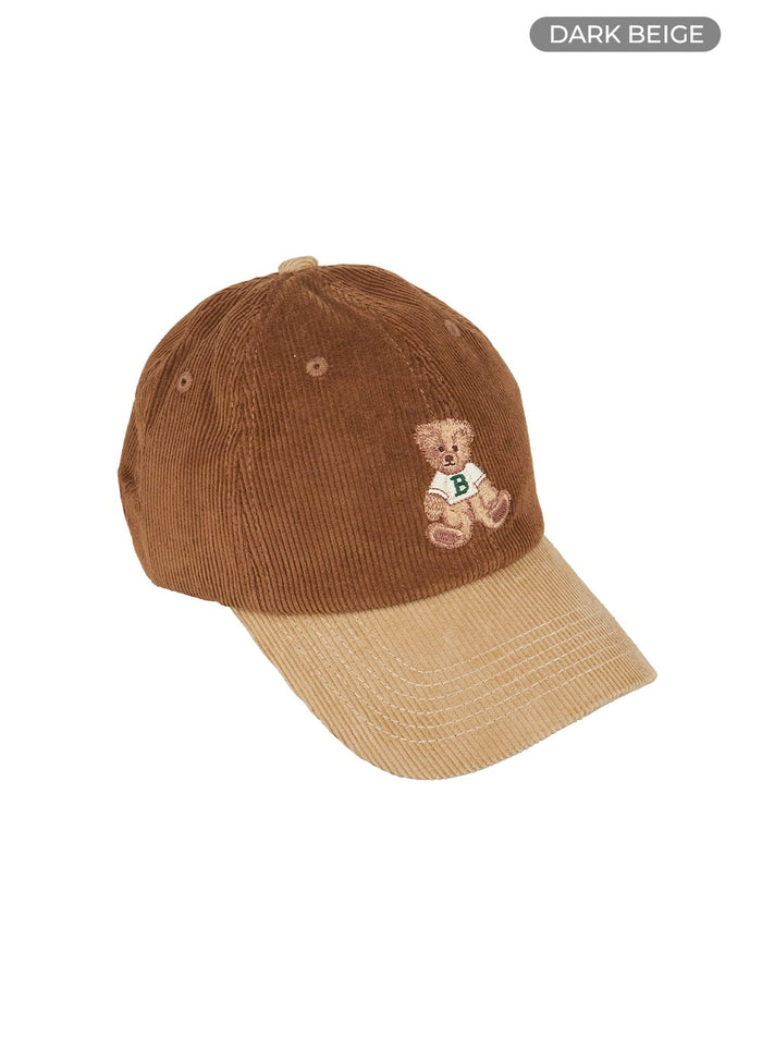 animal-print-baseball-hat-og412 / Dark beige