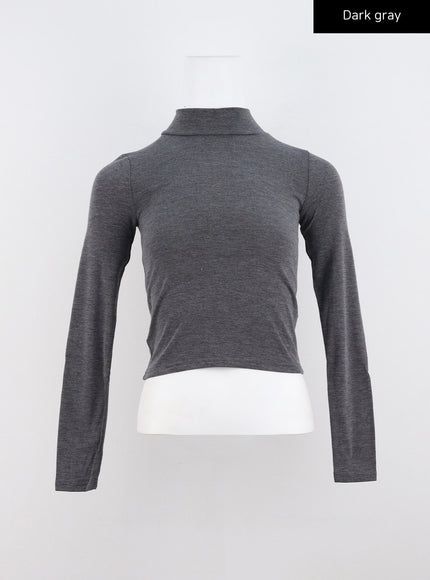 essential-elevated-turtleneck-co318 / Dark gray